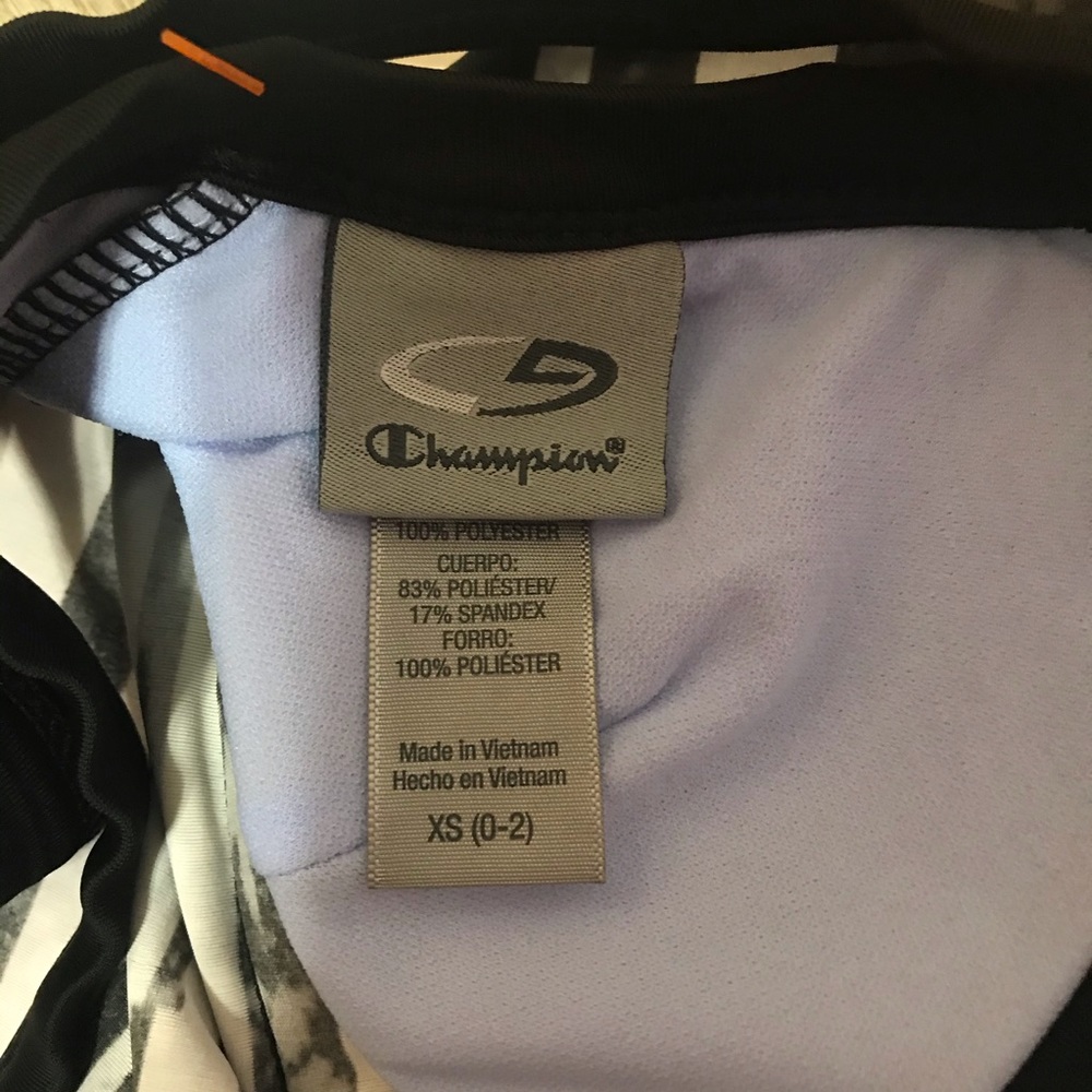 Champion Black And White Tankini Top - Picture 6 of 7